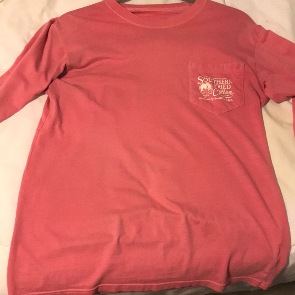 long sleeve southern fried cotton t-shirt